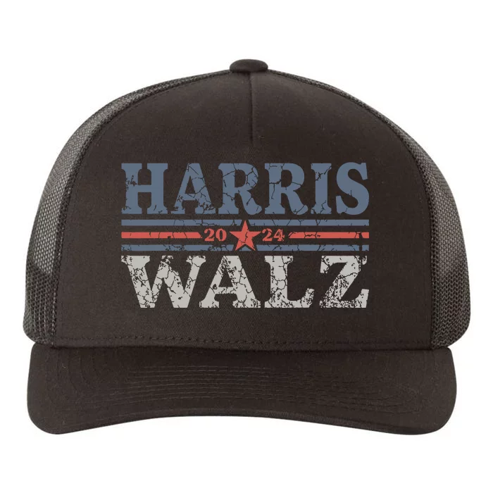 Harris Waltz 2024 Election Kamala Harris Tim Waltz 2024 Yupoong Adult 5-Panel Trucker Hat