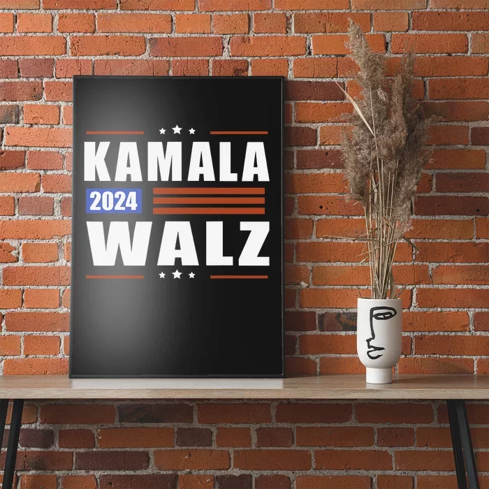 Harris Waltz 2024  Kamala Harris Tim Waltz 2024 Poster