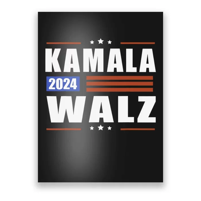 Harris Waltz 2024  Kamala Harris Tim Waltz 2024 Poster