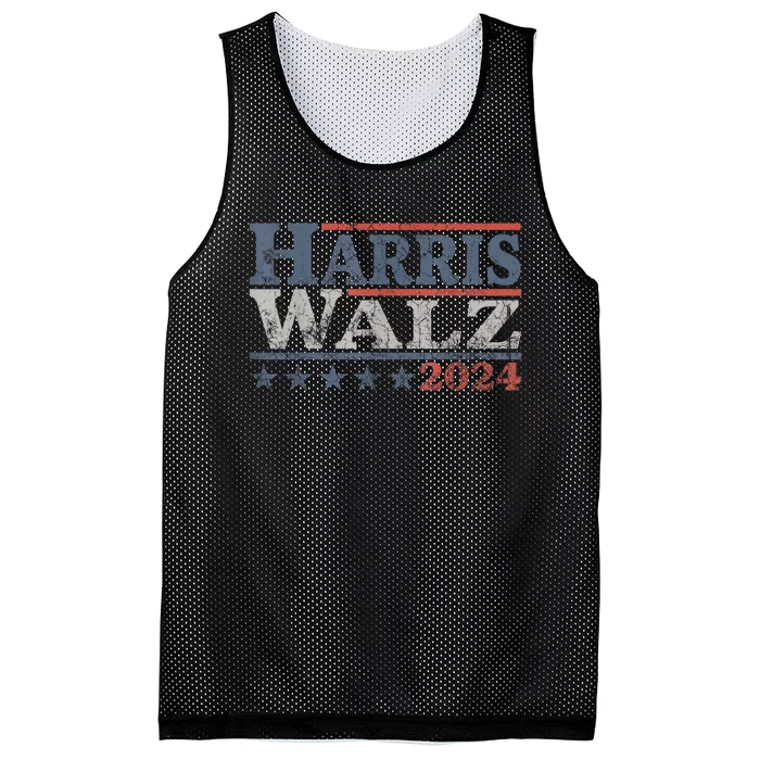 Harris Waltz 2024 Election Kamala Harris Tim Waltz Mesh Reversible Basketball Jersey Tank