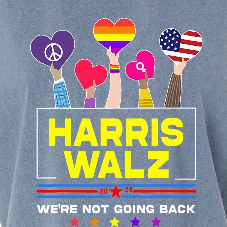 Harris Waltz 2024 Election Kamala Harris Tim Walz Waltz Garment-Dyed Women's Muscle Tee