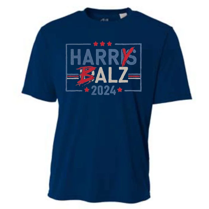 Harris Walz 24 Harry Balz 2024 Meme Democratics Vote Cooling Performance Crew T-Shirt