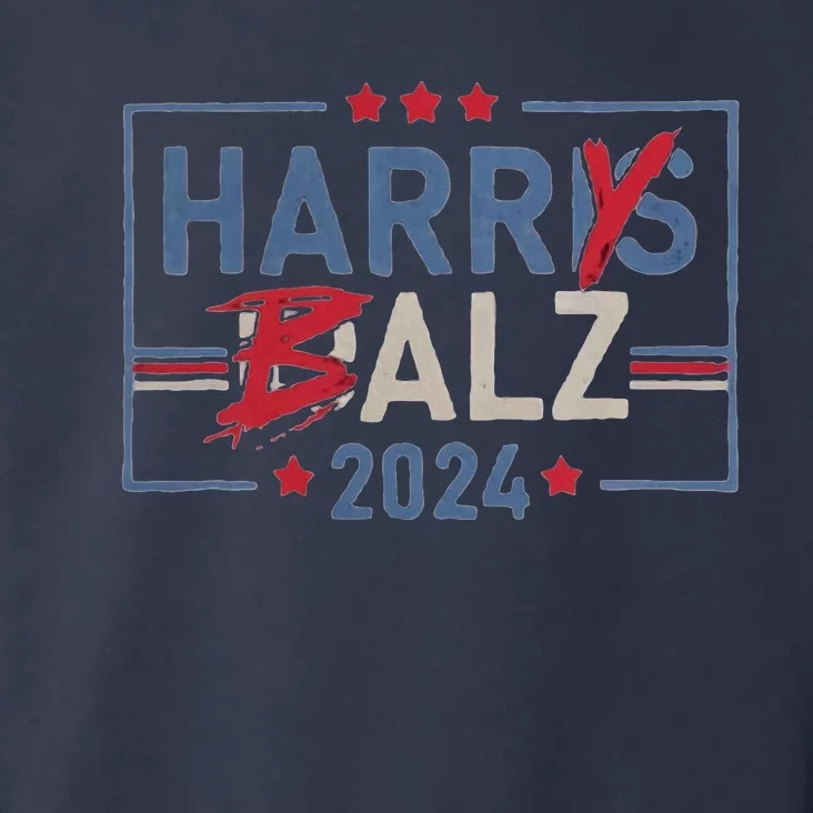 Harris Walz 24 Harry Balz 2024 Meme Democratics Vote Toddler Hoodie