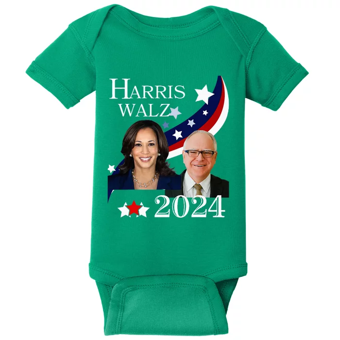 Harris Walz 2024 Presidential Election Campaign Kamala Baby Bodysuit