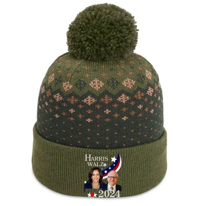 Harris Walz 2024 Presidential Election Campaign Kamala The Baniff Cuffed Pom Beanie