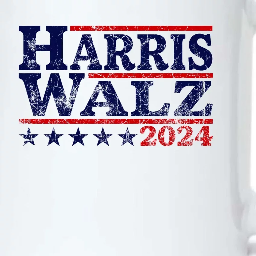 Harris Walz 2024 For President Patriotic Kamala Waltz Black Color Changing Mug