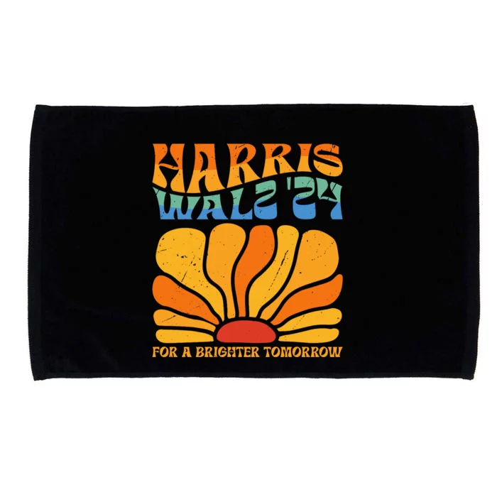 Harris Waltz 2024 For A Brighter Tomorrow Boho Aesthetic Microfiber Hand Towel