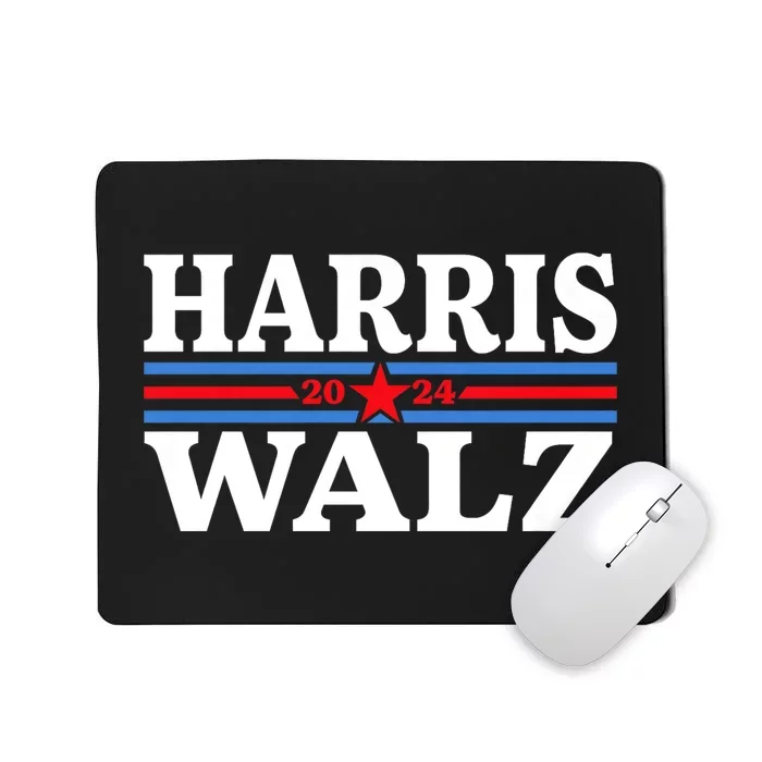 Harris Walz 2024 For President Patriotic Kamala Waltz Mousepad