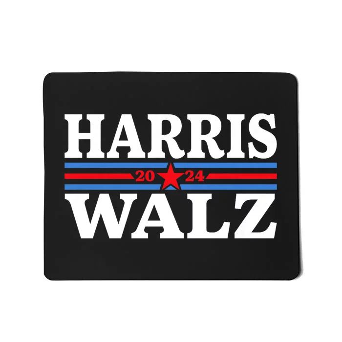 Harris Walz 2024 For President Patriotic Kamala Waltz Mousepad