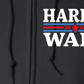 Harris Walz 2024 For President Patriotic Kamala Waltz Full Zip Hoodie