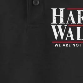 Harris Walz 2024 We Are Not Going Back Dry Zone Grid Performance Polo