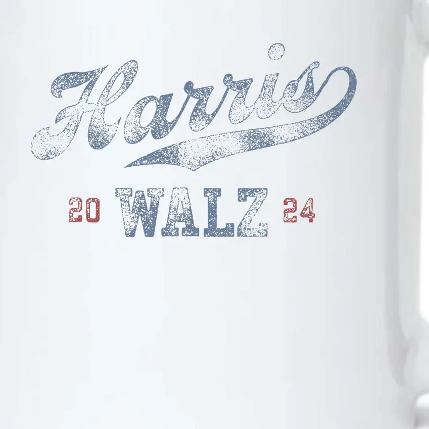 Harris Waltz 2024 Baseball Script Women Harris Waltz 2024 Black Color Changing Mug