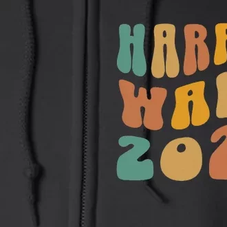 Harris Walz 2024 For President Kamala Harris Democrat Full Zip Hoodie