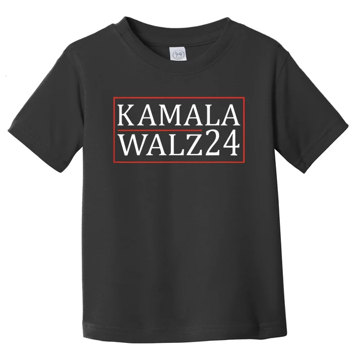 Harris Waltz 2024 Kamala Harris Tim Waltz 2024 Toddler T-Shirt