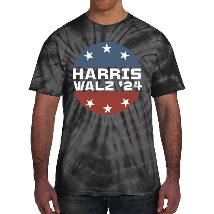 Harris Walz 2024 Campaign For President Patriotic Kamala Tie-Dye T-Shirt