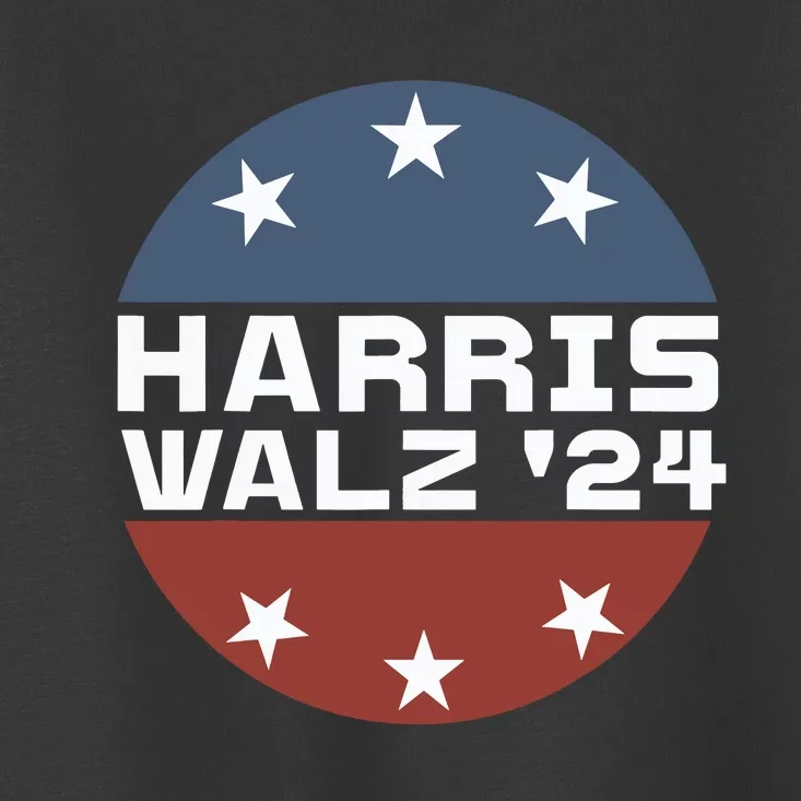 Harris Walz 2024 Campaign For President Patriotic Kamala Toddler T-Shirt