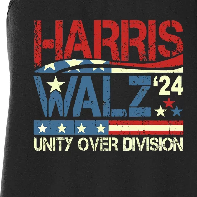 Harris Waltz 2024 Unity Over Division Women's Racerback Tank