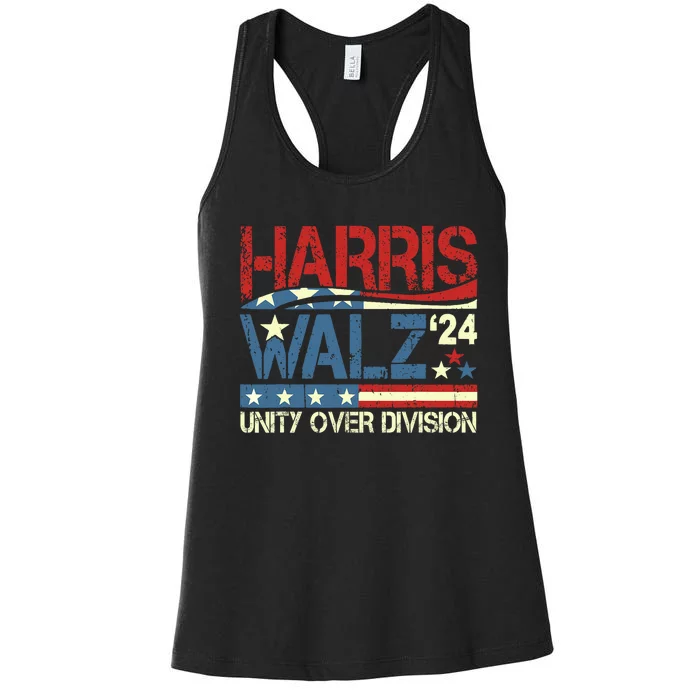 Harris Waltz 2024 Unity Over Division Women's Racerback Tank