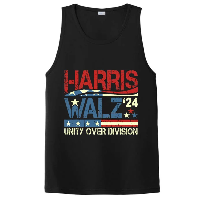 Harris Waltz 2024 Unity Over Division Performance Tank