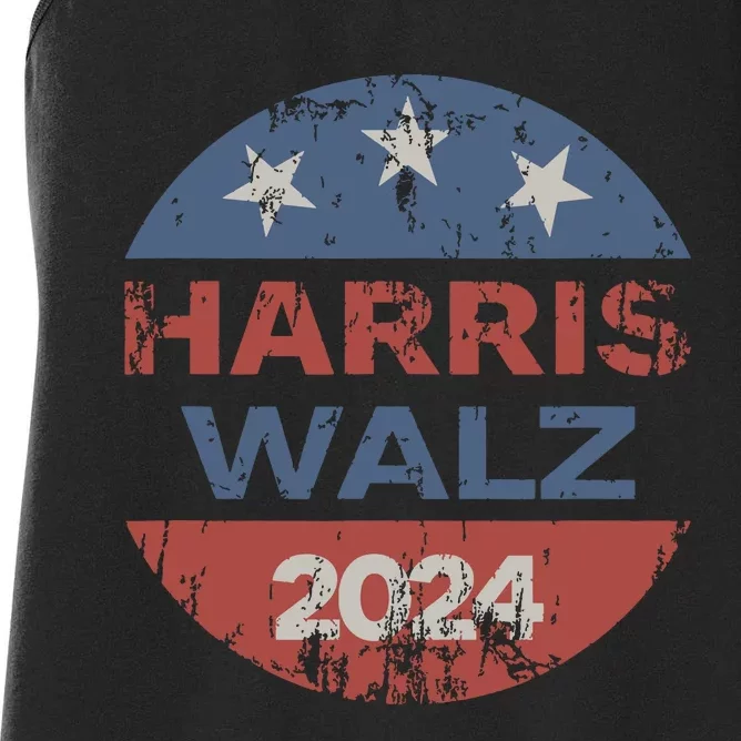 Harris Walz 2024 Election Kamala Harris Tim Waltz 2024 Women's Racerback Tank