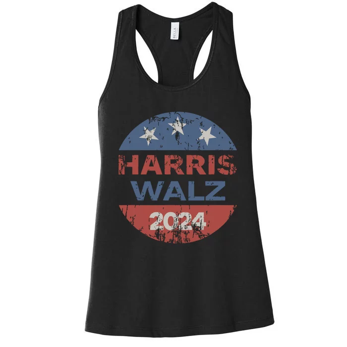 Harris Walz 2024 Election Kamala Harris Tim Waltz 2024 Women's Racerback Tank