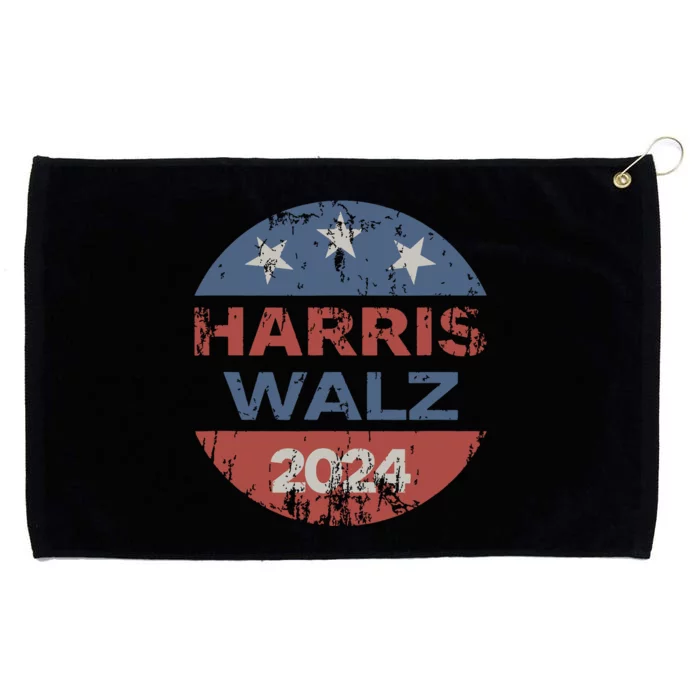 Harris Walz 2024 Election Kamala Harris Tim Waltz 2024 Grommeted Golf Towel