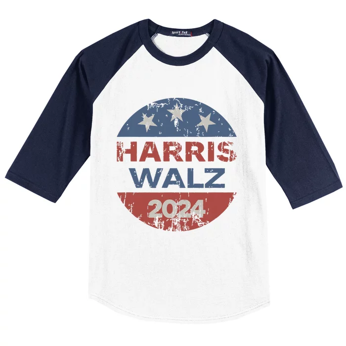 Harris Walz 2024 Election Kamala Harris Tim Waltz 2024 Baseball Sleeve Shirt