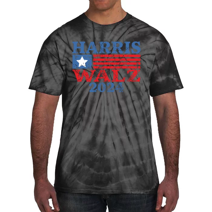 Harris Walz 2024 Election Kamala Harris Tim Waltz 2024 Tie-Dye T-Shirt