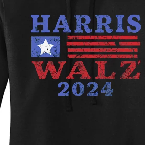 Harris Waltz 2024 Election Kamala Harris Tim Waltz 2024 Women's Pullover Hoodie