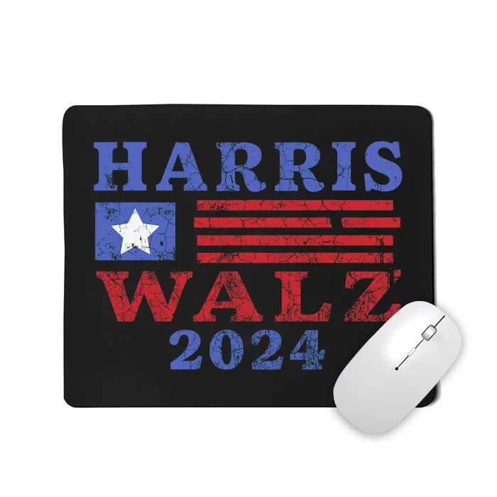 Harris Waltz 2024 Election Kamala Harris Tim Waltz 2024 Mousepad