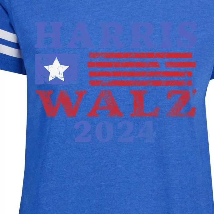 Harris Waltz 2024 Election Kamala Harris Tim Waltz 2024 Enza Ladies Jersey Football T-Shirt