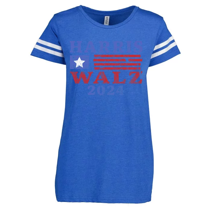 Harris Waltz 2024 Election Kamala Harris Tim Waltz 2024 Enza Ladies Jersey Football T-Shirt