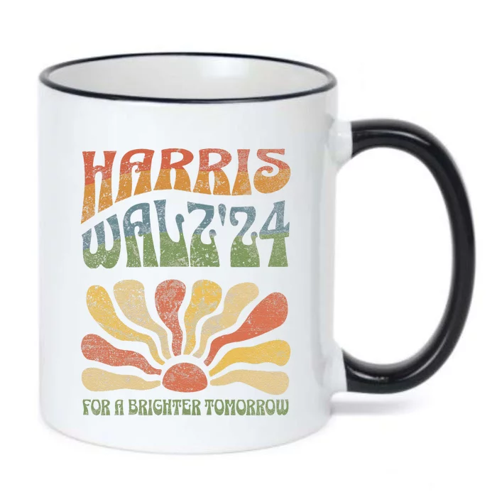 Harris Waltz 2024 Election Kamala Harris Tim Waltz 2024 Black Color Changing Mug