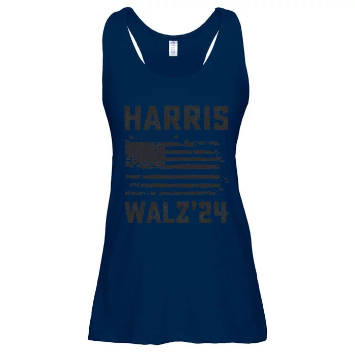 Harris Waltz 2024 Election Kamala Harris Tim Waltz 2024 Ladies Essential Flowy Tank