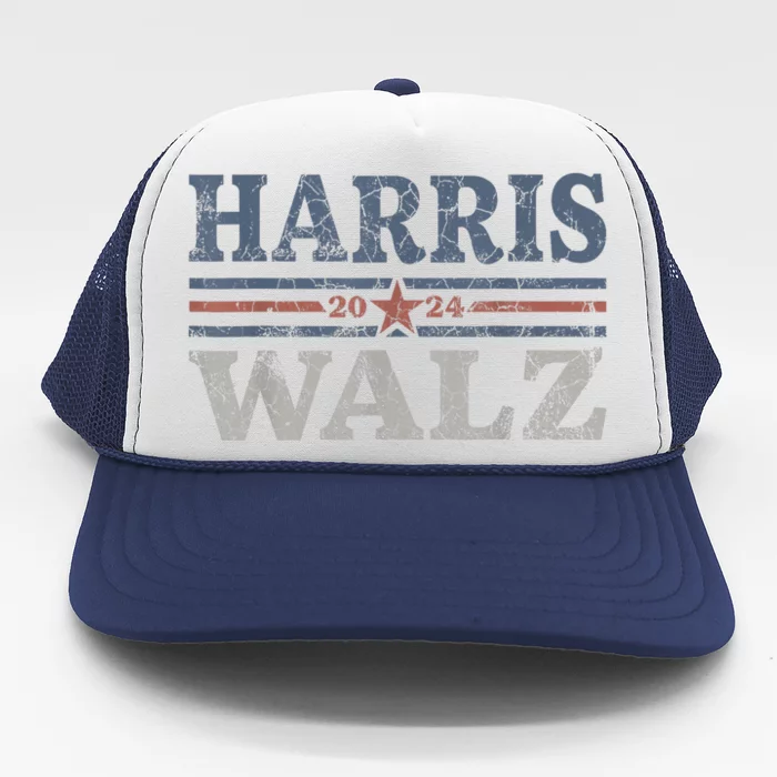 Harris Waltz 2024 Election Kamala Harris Tim Waltz 2024 Trucker Hat