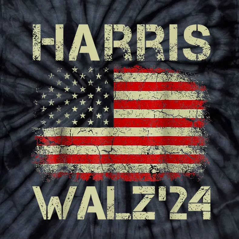 Harris Walz 2024 Make America Kind Again Harris Waltz Quote Tie-Dye T-Shirt