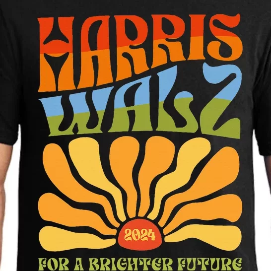 Harris Walz 2024 For A Brighter Future Kamala Harris 2024 Pajama Set