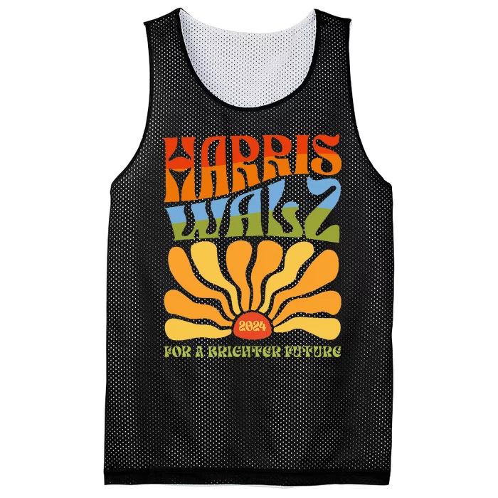 Harris Walz 2024 For A Brighter Future Kamala Harris 2024 Mesh Reversible Basketball Jersey Tank