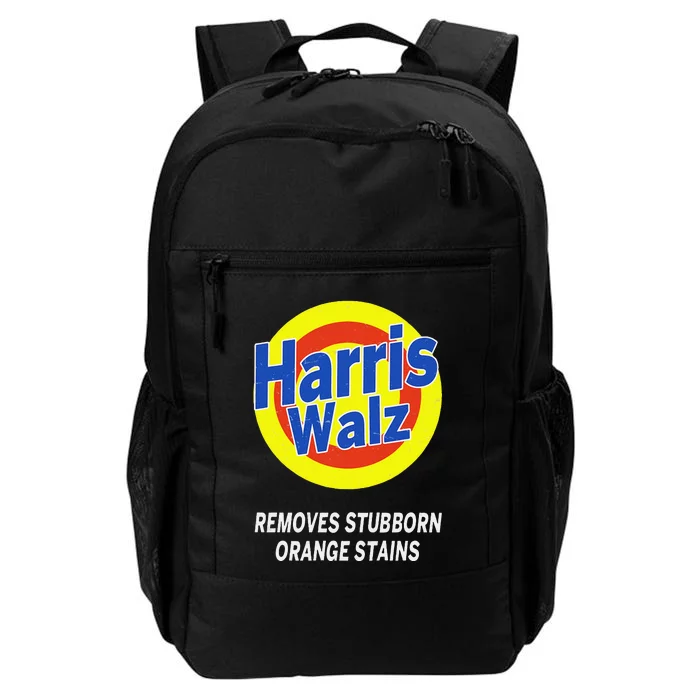 Harris Waltz 2024 Removes Stubborn Orange Stains Humorous Daily Commute Backpack