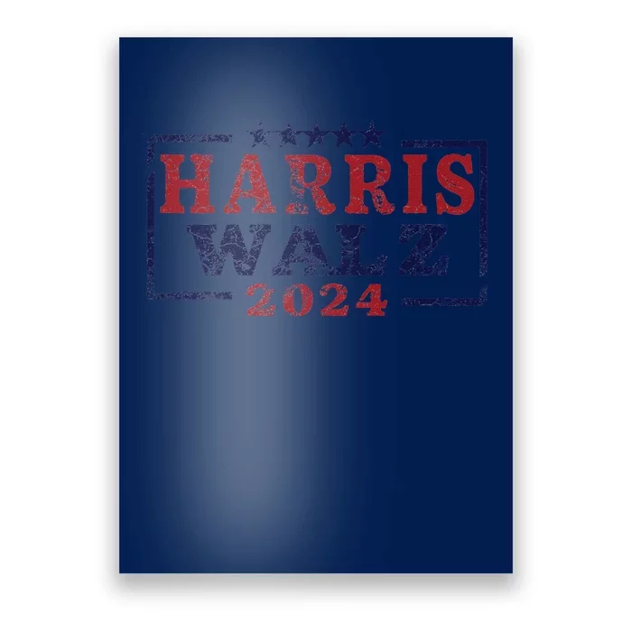 Harris Waltz 2024 Election Kamala Harris Tim Waltz 2024 Poster