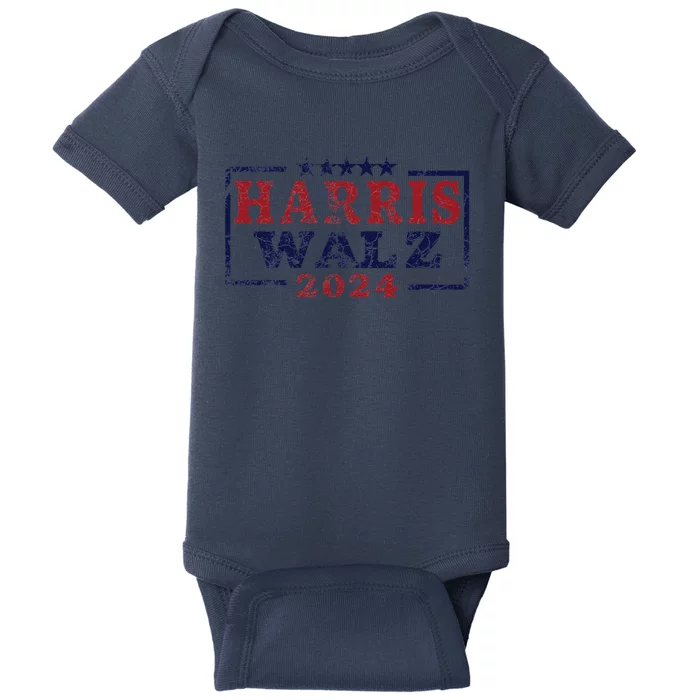 Harris Waltz 2024 Election Kamala Harris Tim Waltz 2024 Baby Bodysuit