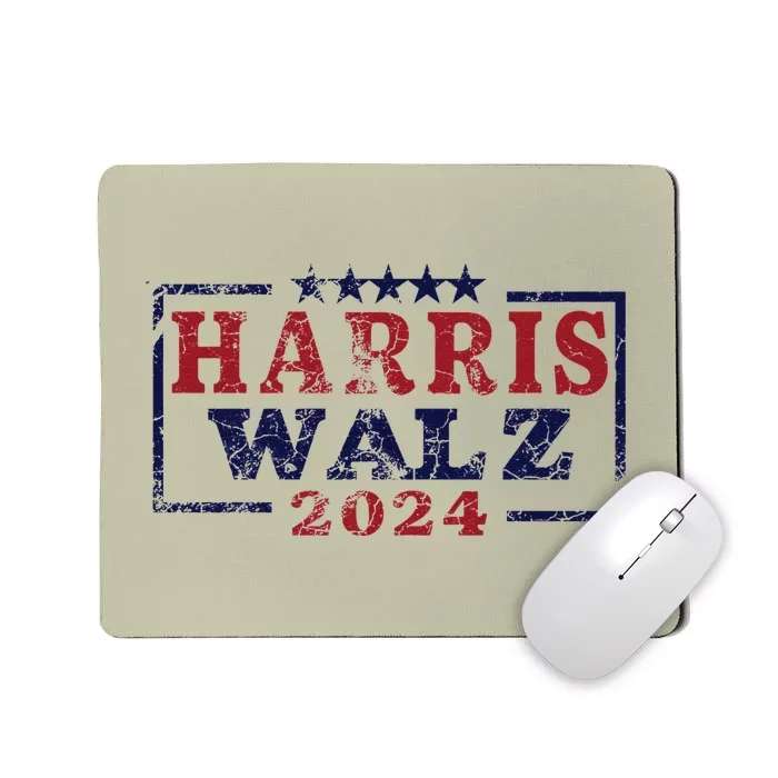 Harris Waltz 2024 Election Kamala Harris Tim Waltz 2024 Mousepad