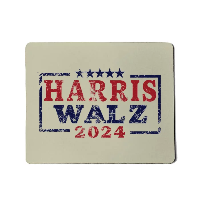 Harris Waltz 2024 Election Kamala Harris Tim Waltz 2024 Mousepad