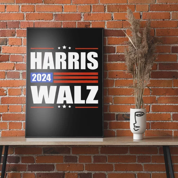 Harris Waltz 2024  Kamala Harris Tim Waltz 2024 Poster