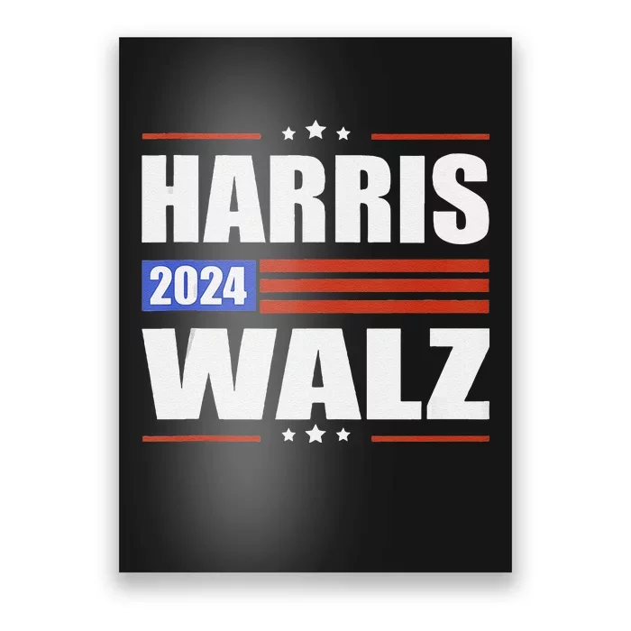 Harris Waltz 2024  Kamala Harris Tim Waltz 2024 Poster