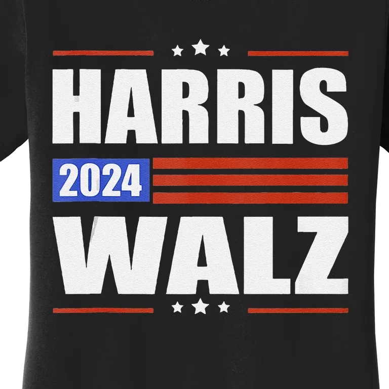 Harris Waltz 2024  Kamala Harris Tim Waltz 2024 Women's T-Shirt