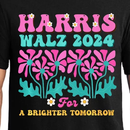 Harris Waltz 2024 For A Brighter Tomorrow Boho Aesthetic Joy Premium Pajama Set