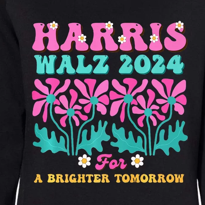 Harris Waltz 2024 For A Brighter Tomorrow Boho Aesthetic Joy Premium Womens California Wash Sweatshirt