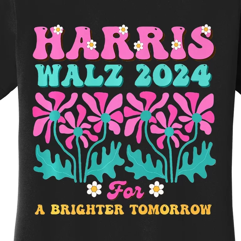 Harris Waltz 2024 For A Brighter Tomorrow Boho Aesthetic Joy Premium Women's T-Shirt