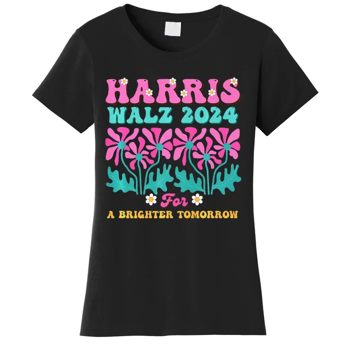 Harris Waltz 2024 For A Brighter Tomorrow Boho Aesthetic Joy Premium Women's T-Shirt